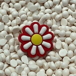 White Flower 🌸 Shoe Charm